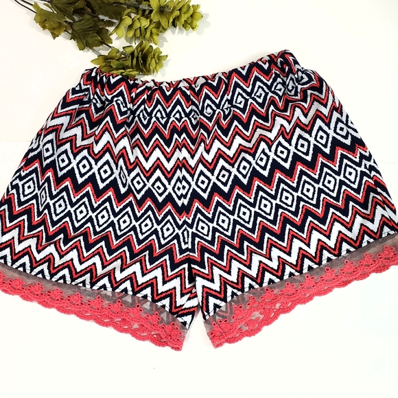 Jenna & Jesse Print Shorts Size M 10-12 Kids - Picture 2 of 4